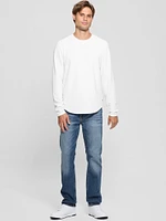 Textured Long-Sleeve Tee