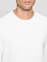 Textured Long-Sleeve Tee
