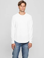 Textured Long-Sleeve Tee
