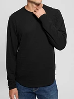 Textured Long-Sleeve Tee