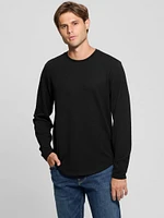 Textured Long-Sleeve Tee