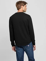 Textured Long-Sleeve Tee