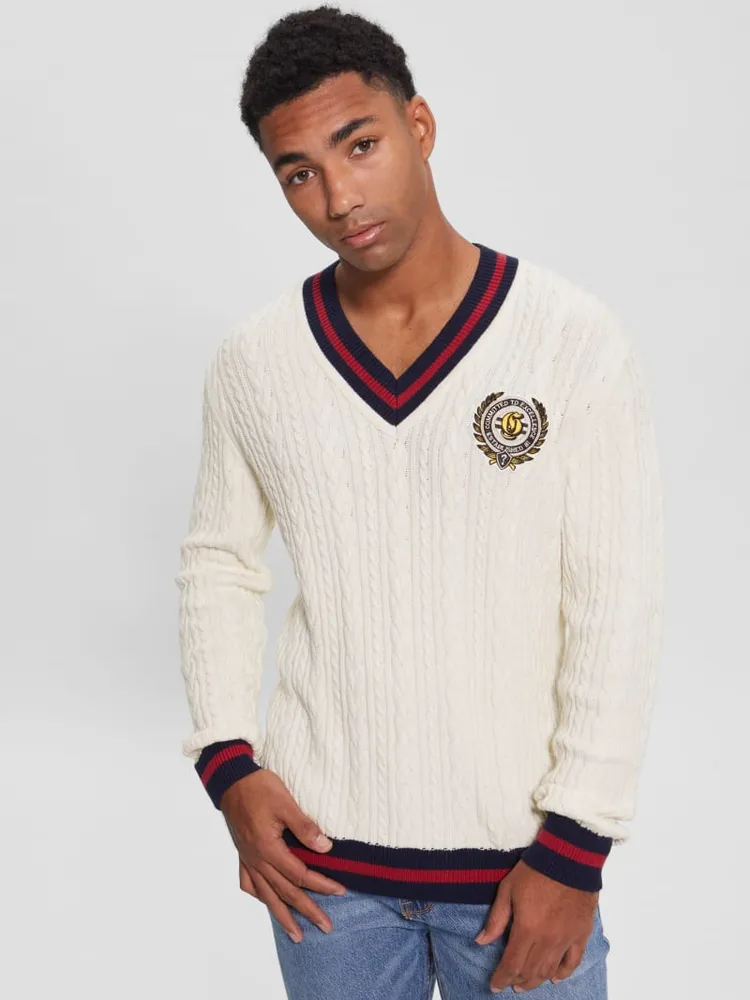 Roderic Patch Rowing Cable Sweatshirt