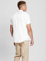 Luxe Stretch Short-Sleeve Shirt