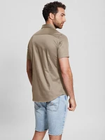 Luxe Stretch Short-Sleeve Shirt