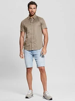 Luxe Stretch Short-Sleeve Shirt