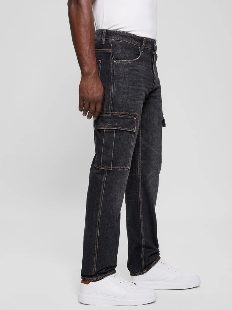 Eco Julianne Denim Cargo Pants