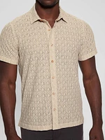 Reeves Perforated Woven Shirt