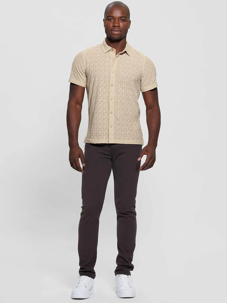 Reeves Perforated Woven Shirt