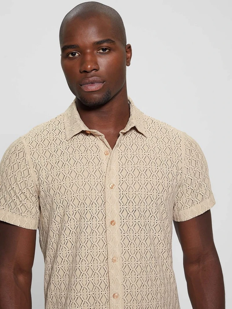 Reeves Perforated Woven Shirt