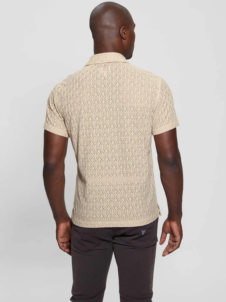 Reeves Perforated Woven Shirt