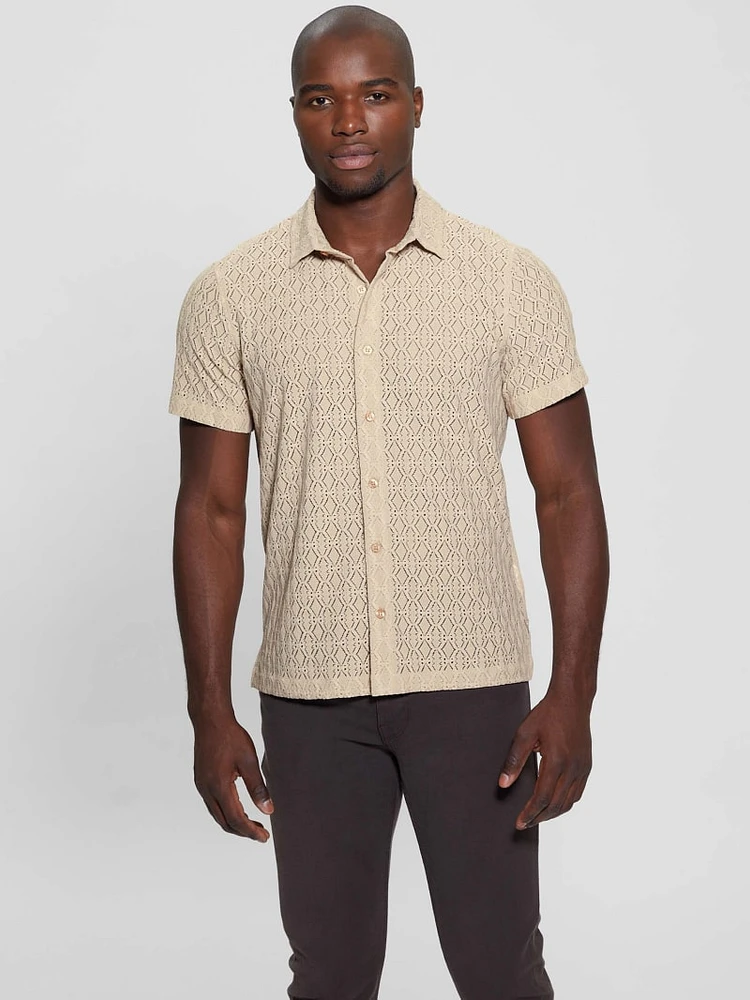 Reeves Perforated Woven Shirt