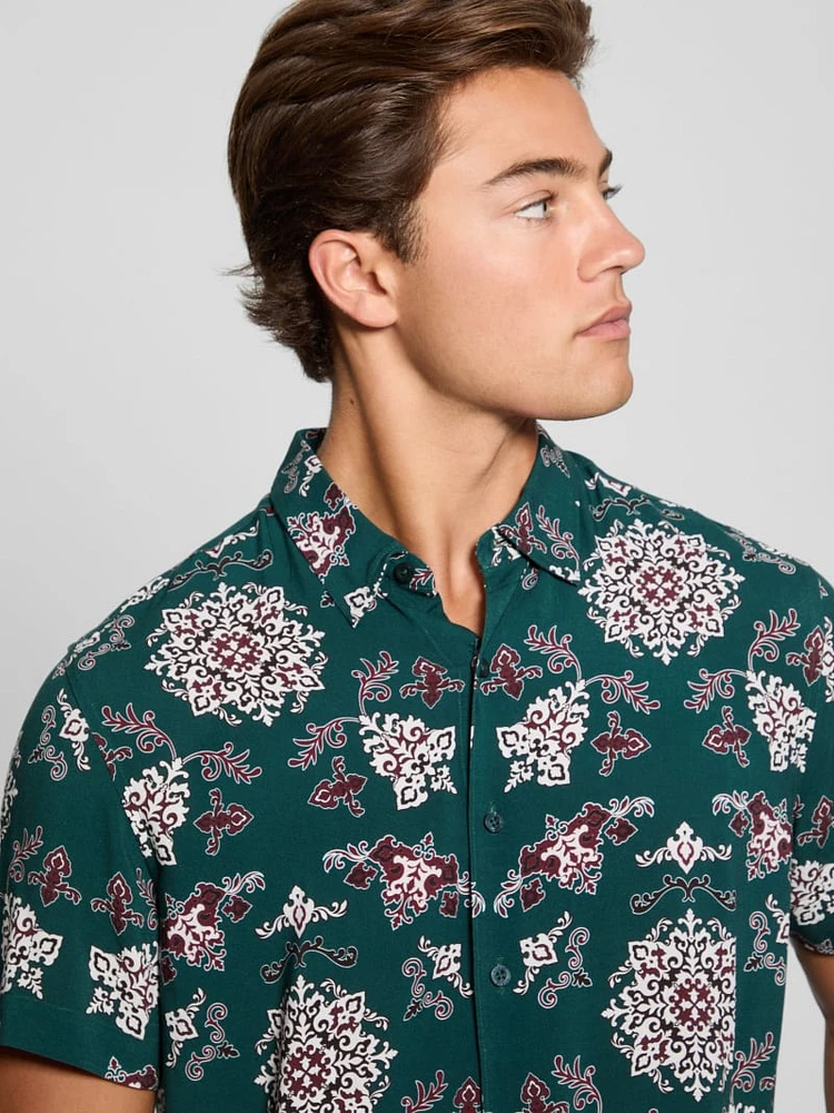 Eco Rayon Paisley Shirt