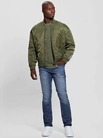 Ace Satin Hawk Flight Jacket