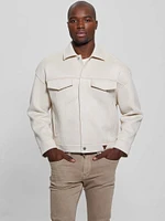 Baldwin Faux-Suede Trucker Jacket