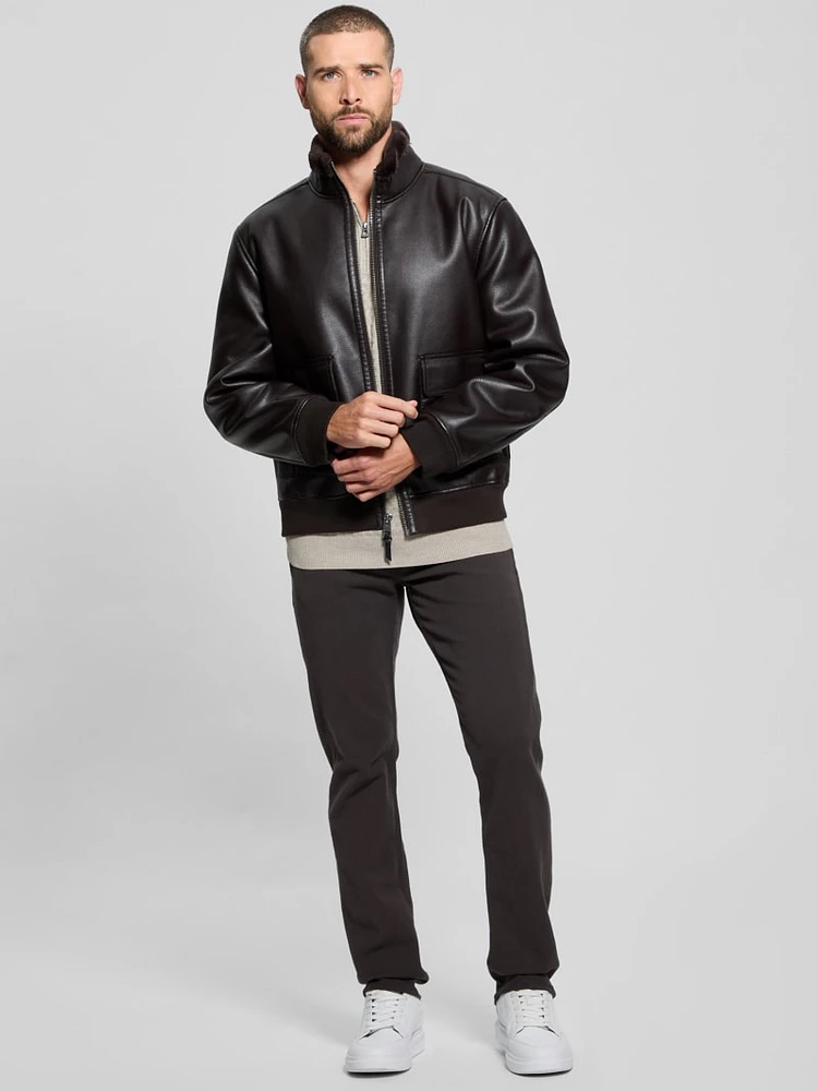 Ryder Bonded Faux-Leather Jacket