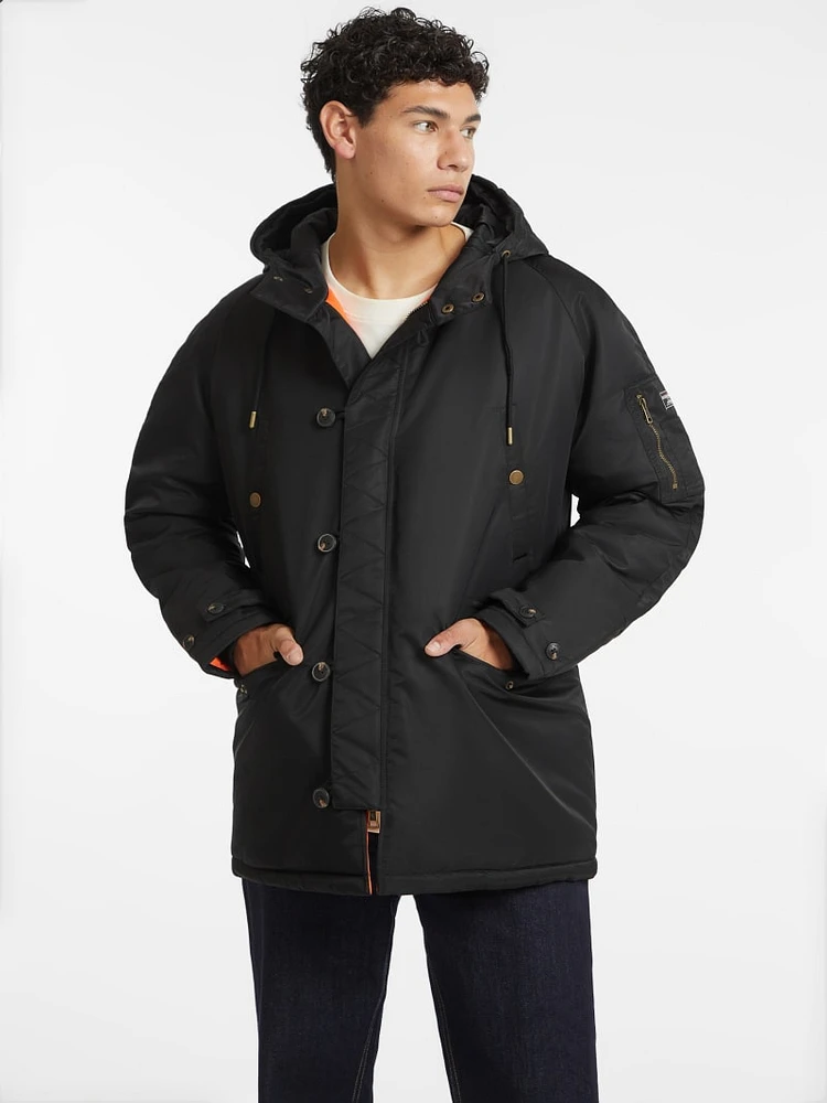 Hooded Nylon Parka