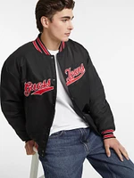 Script Patch Varsity Jacket