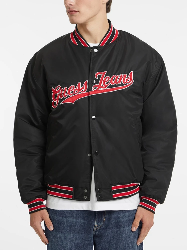 Script Patch Varsity Jacket