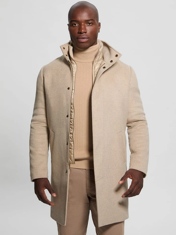 Eco Wool-Blend Urban Coat