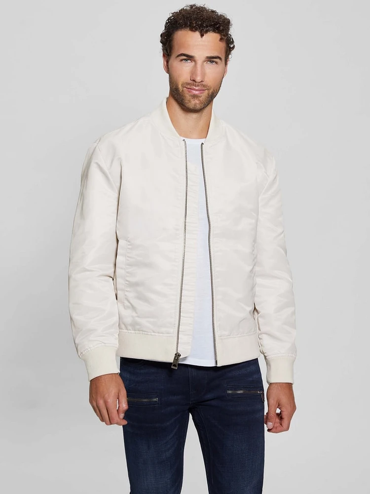 Ace Satin Flight Jacket