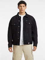 Oversized Denim Trucker Jacket