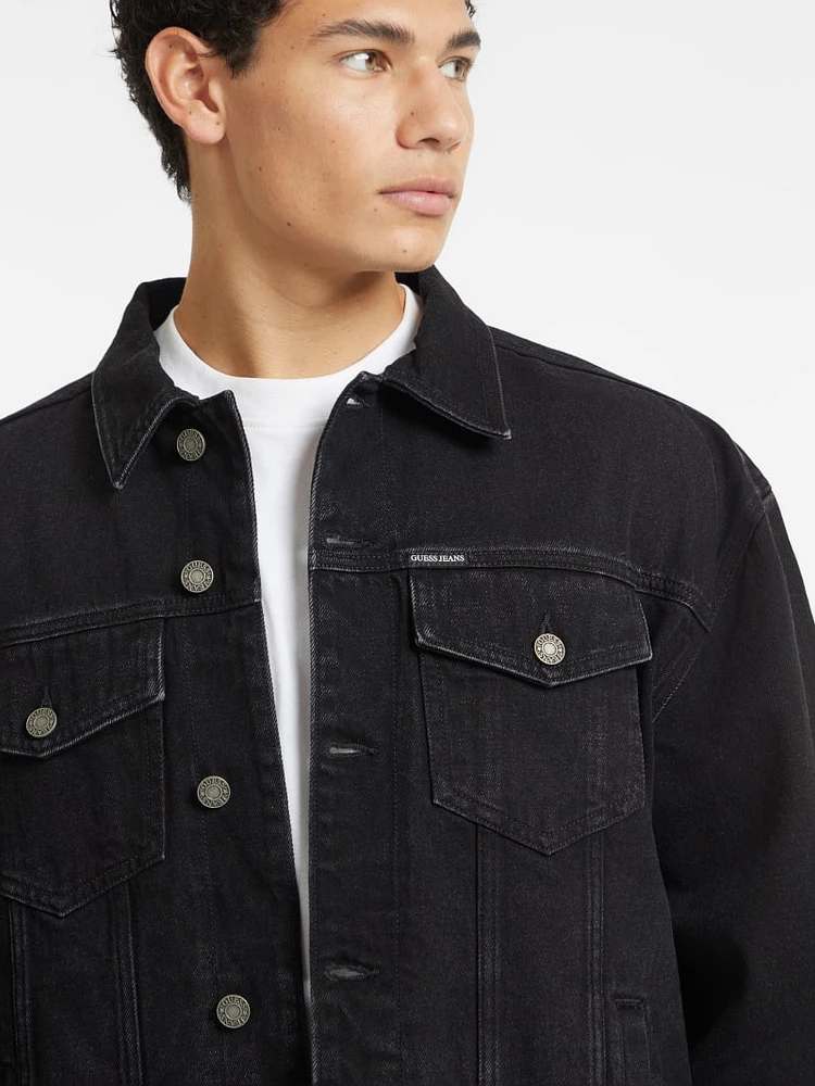 Oversized Denim Trucker Jacket