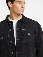 Oversized Denim Trucker Jacket