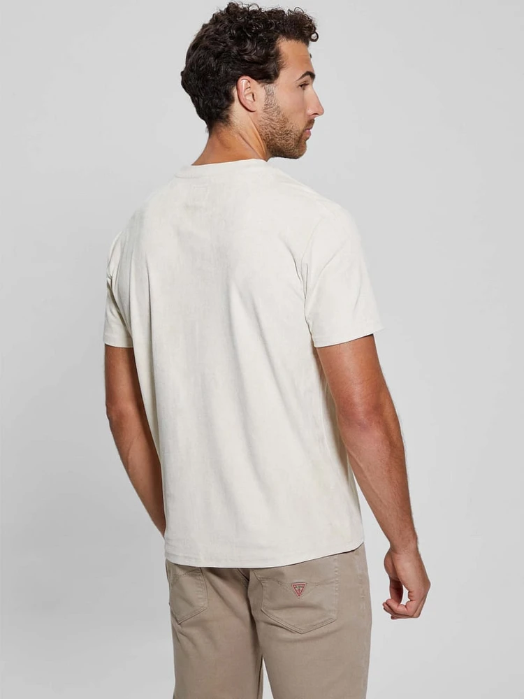 Garrett Faux-Suede Tee