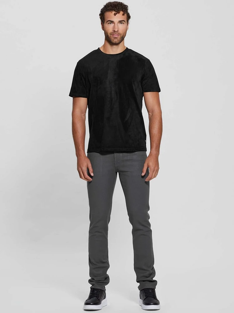 Garrett Faux-Suede Tee
