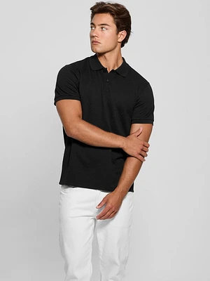 Peony Jacquard Polo