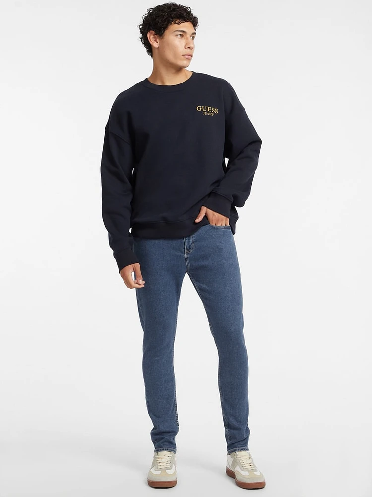 Macro Logo Crewneck Sweatshirt