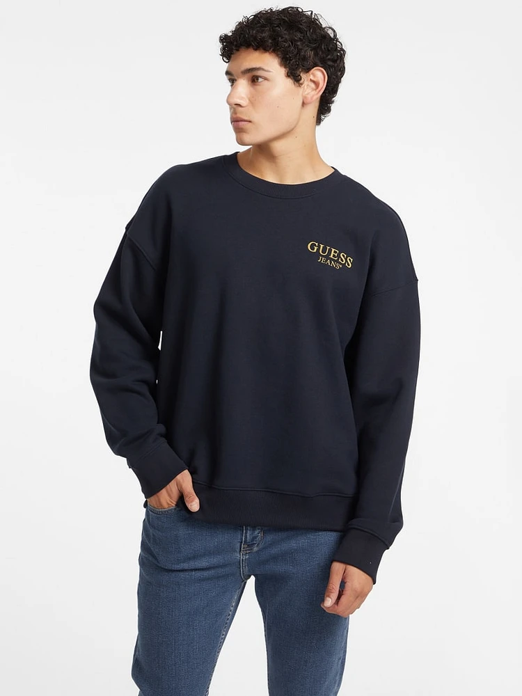 Macro Logo Crewneck Sweatshirt