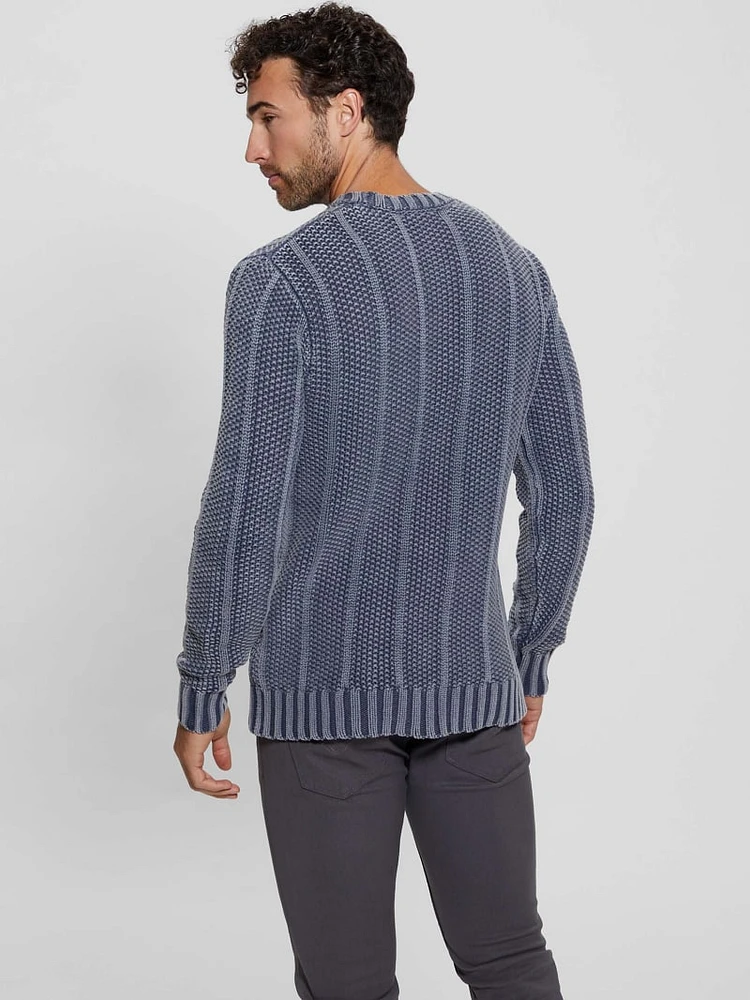 Eli Treated Stitched Sweater