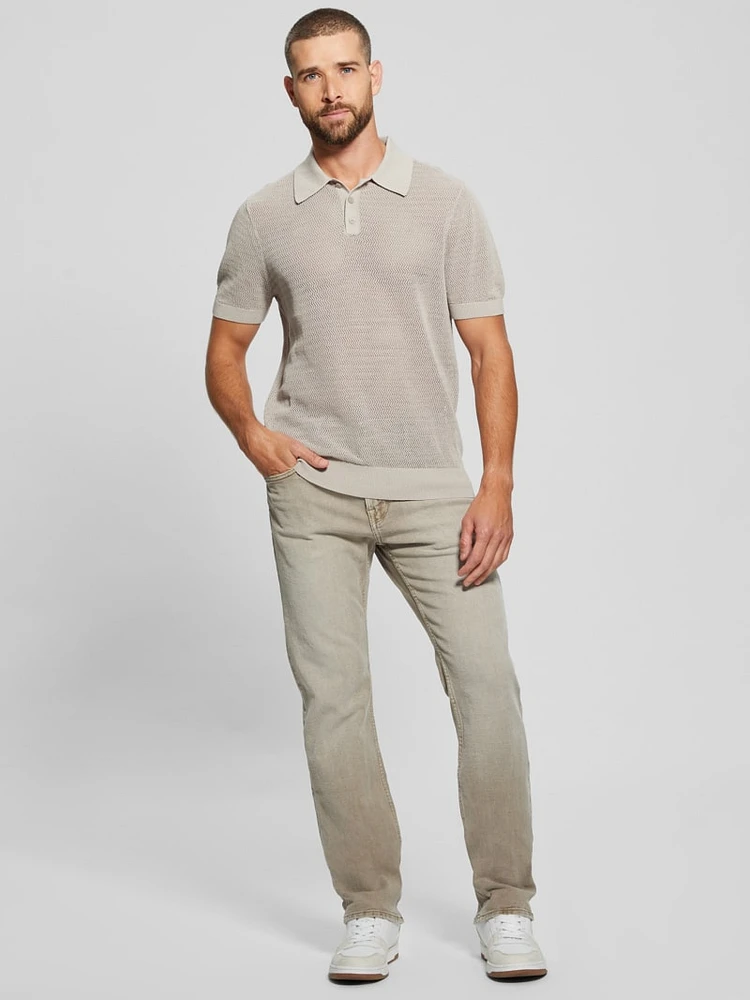 Eric Herringbone Polo