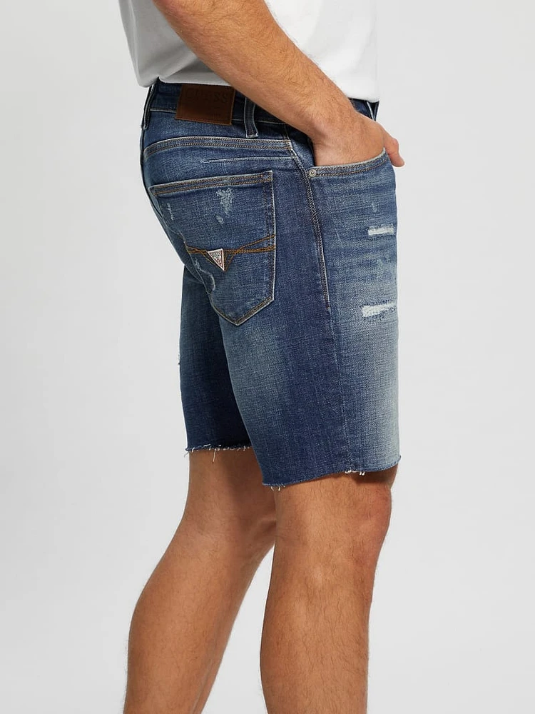 Logan Slim Denim Shorts