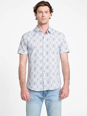 Mosaic Embroidered Shirt