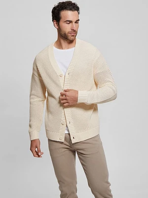 Eco Derek Mesh Stitch Cardigan