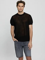 Eco Mesh Lenny Crewneck Tee