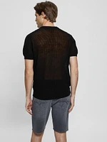 Eco Mesh Lenny Crewneck Tee