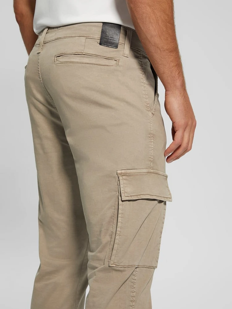 Sateen Coated Cargo Pants