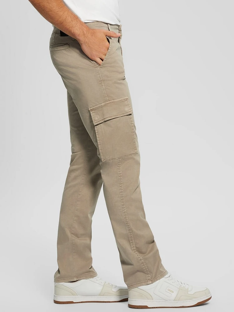 Sateen Coated Cargo Pants