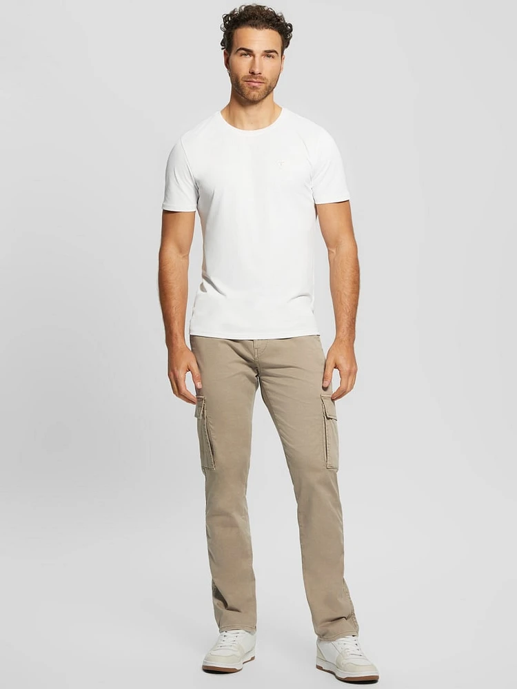 Sateen Coated Cargo Pants