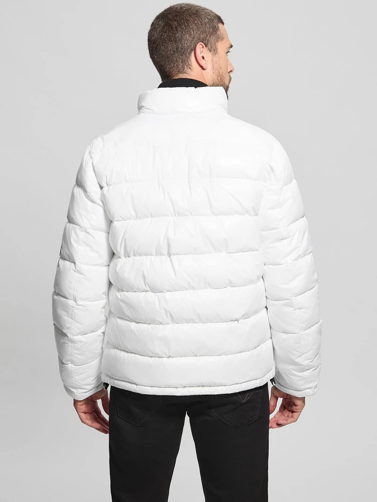 Shiny Hooded Puffer Jacket