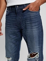 Eco Mateo Distressed Straight Jeans