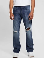 Eco Mateo Distressed Straight Jeans