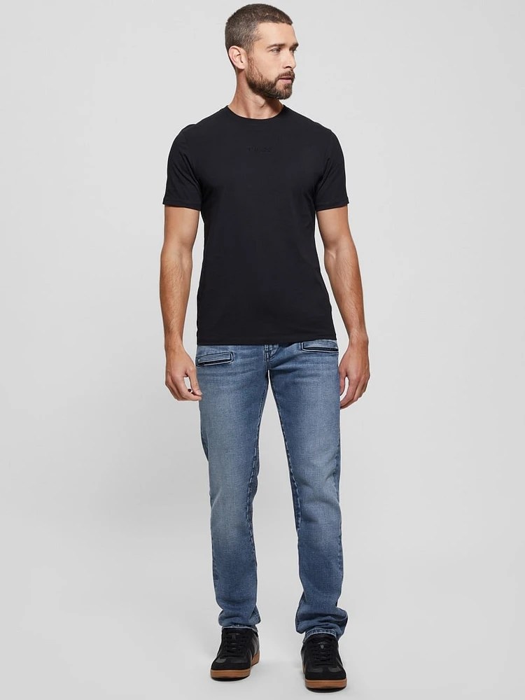 Eco Finnley Zippered Tapered Jeans