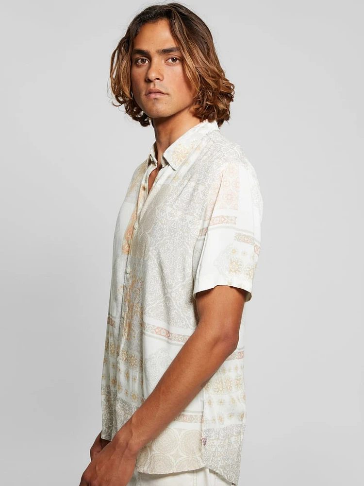 Eco Rayon Patchwork Shirt