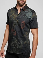 Luxe Dark Floral Shirt