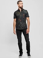 Luxe Dark Floral Shirt